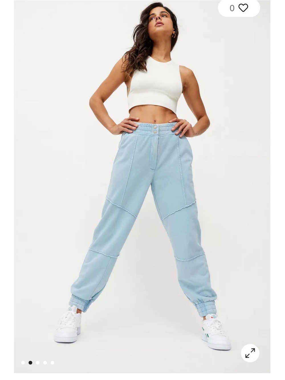 BDG Light Blue Ari Seamed Jogger Pant Size XS
